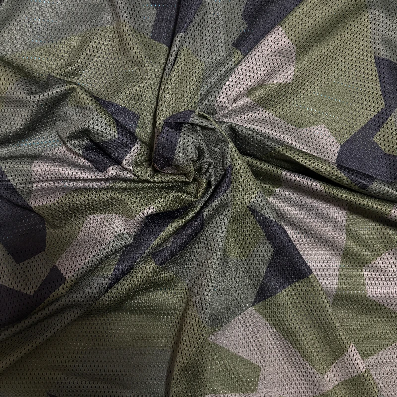 Tela camuflaje M90 malla ligera sueca geométrica para coser - imagen 5