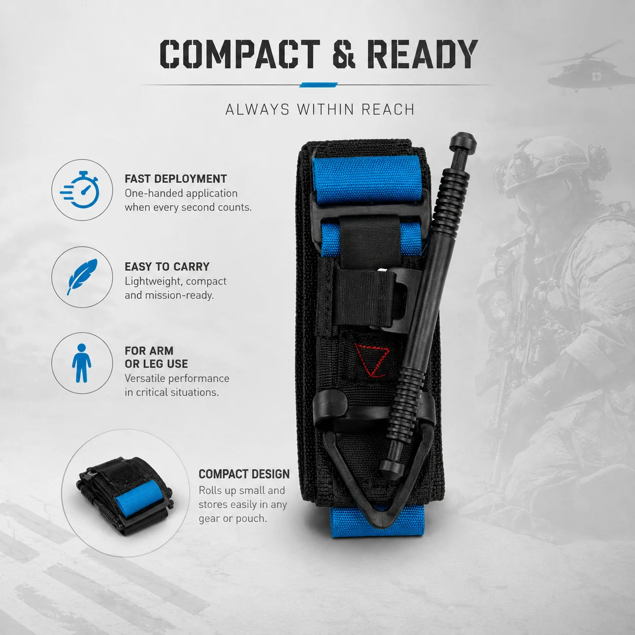 SOF Gen 5 Torniquete táctico para control de hemorragias - imagen 2