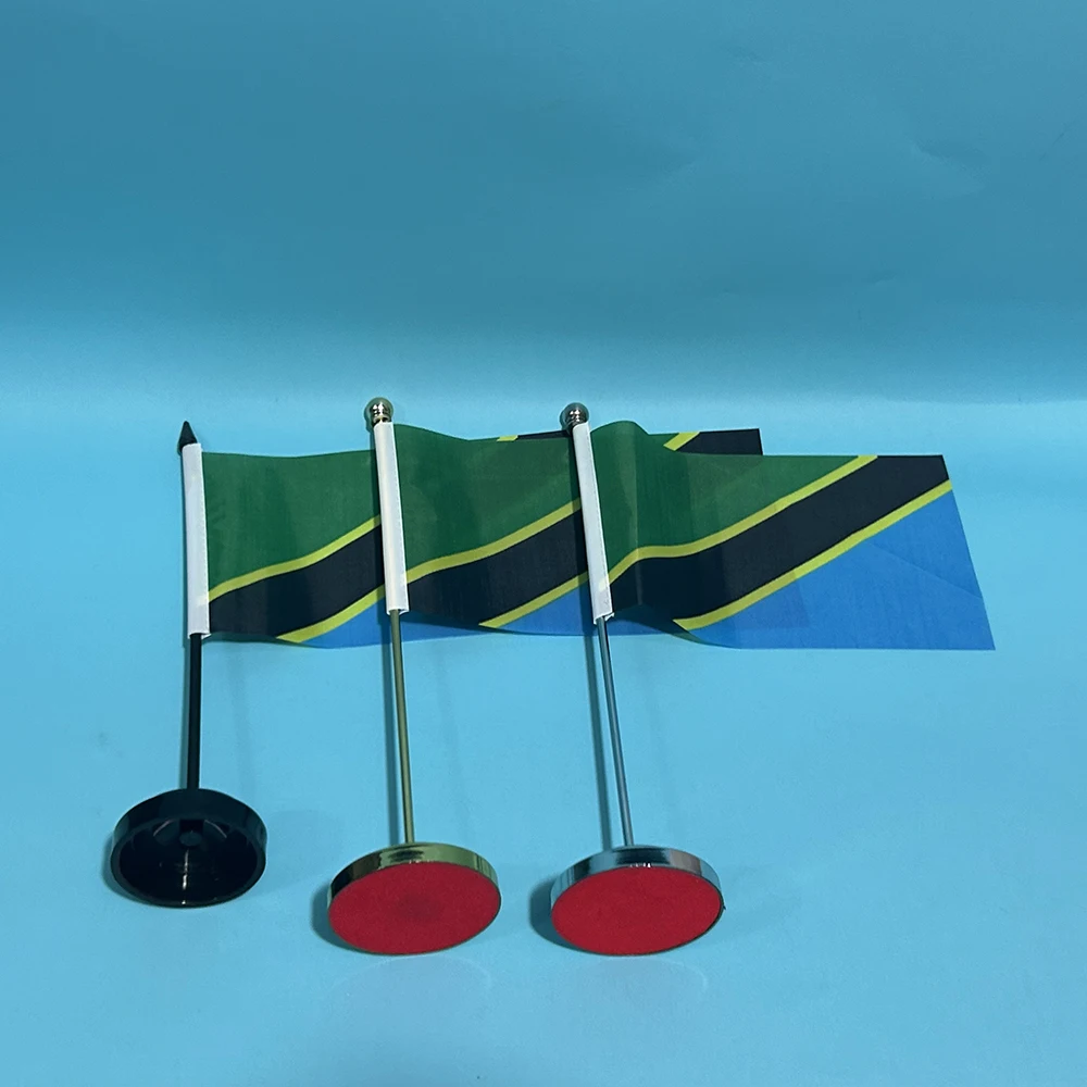 Pancarta nacional de Tanzania para decoración de mesa