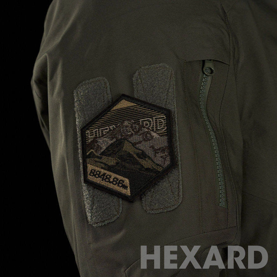 Hexard PC06 Parche bordado reflectante Everest, para mochila y ropa - imagen 4