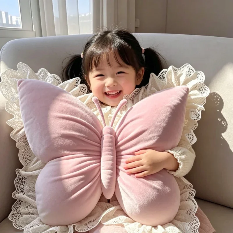 Cojín táctico de encaje princesa mariposa para oficina