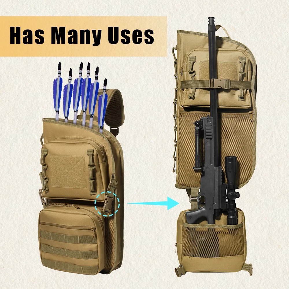 Bolsa táctica rifle plegable EDC para caza y tiro - imagen 3