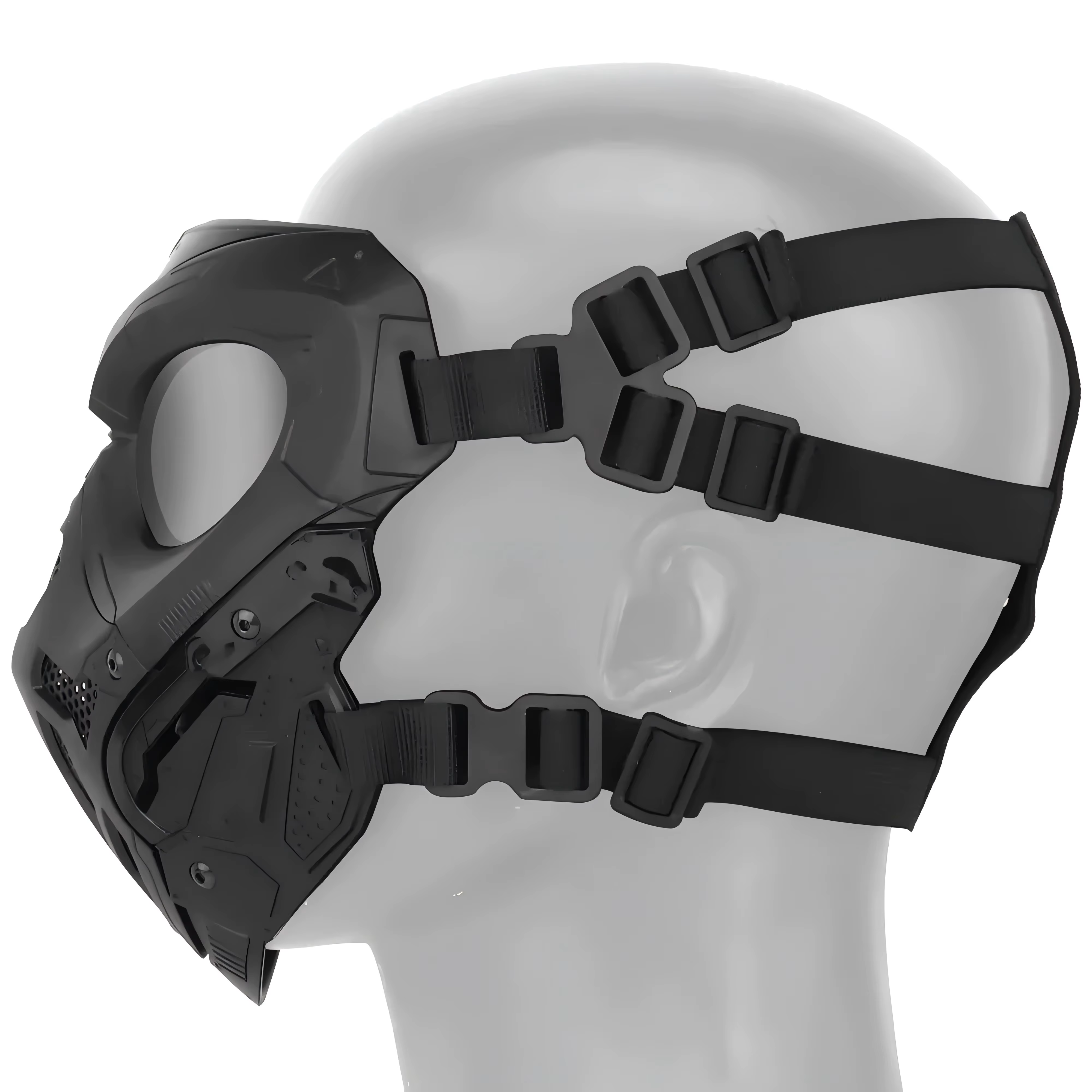 Máscara Lurker Cyberpunk antiniebla táctica airsoft - imagen 5