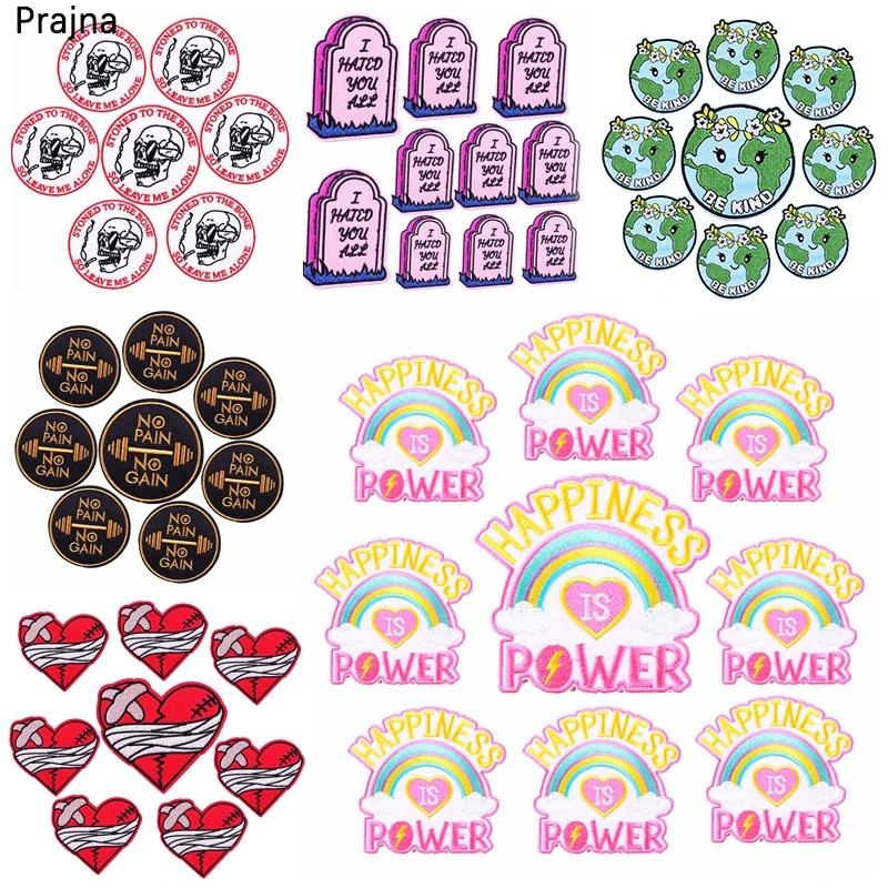 Prajna parches bordados termoadhesivos fantasma – insignia para ropa - imagen 3