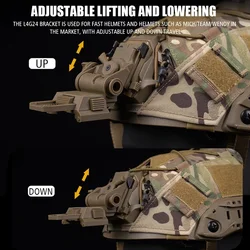 Soporte NVG L4G24 – Montaje visión nocturna casco PVS15 PVS18 táctico