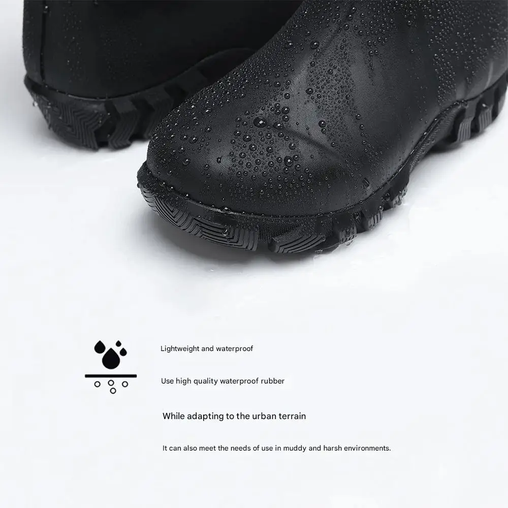Botas impermeables niño forro polar nieve media caña antideslizante - imagen 3