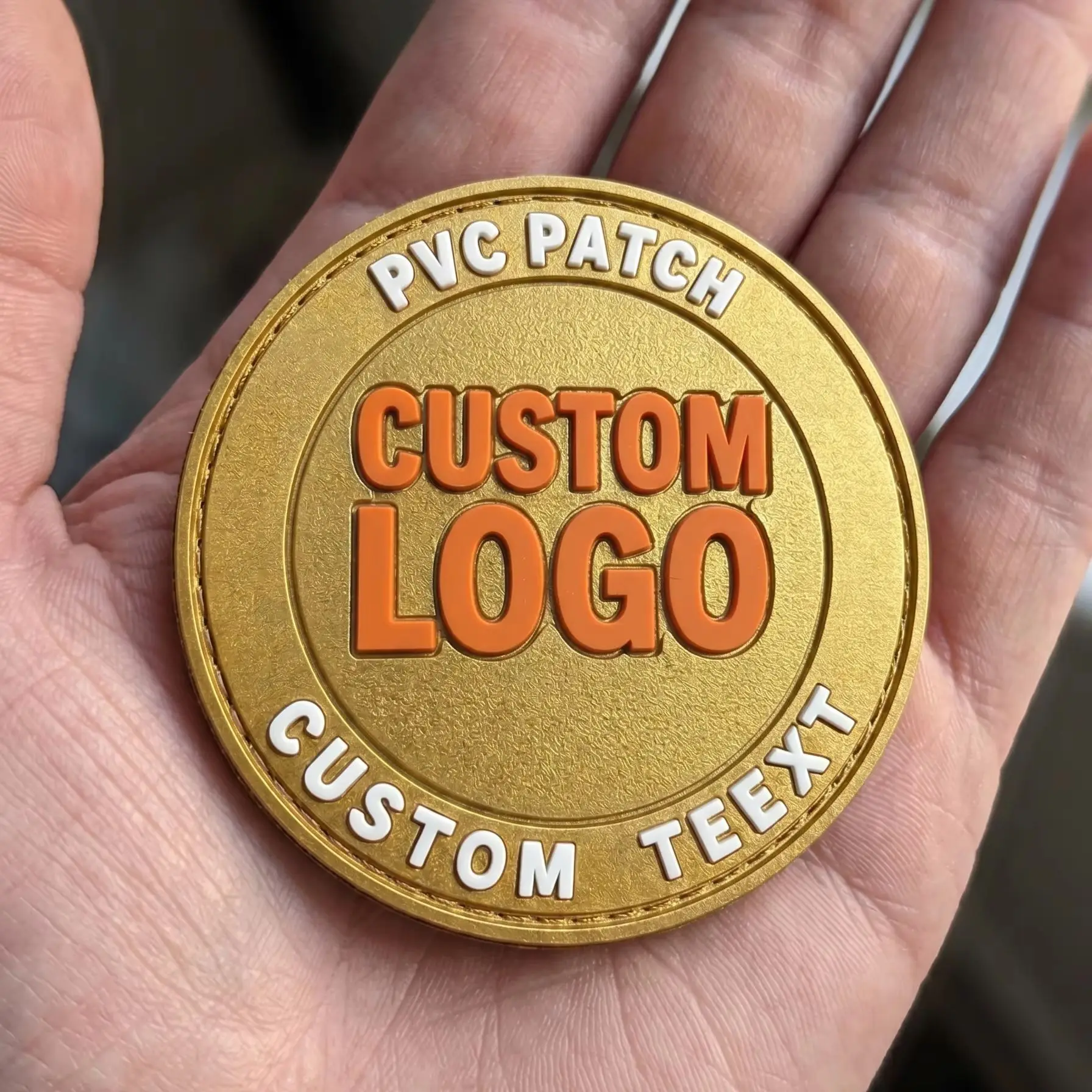 Parche termoadhesivo 3D de silicona y PVC logotipo personalizado - imagen 4