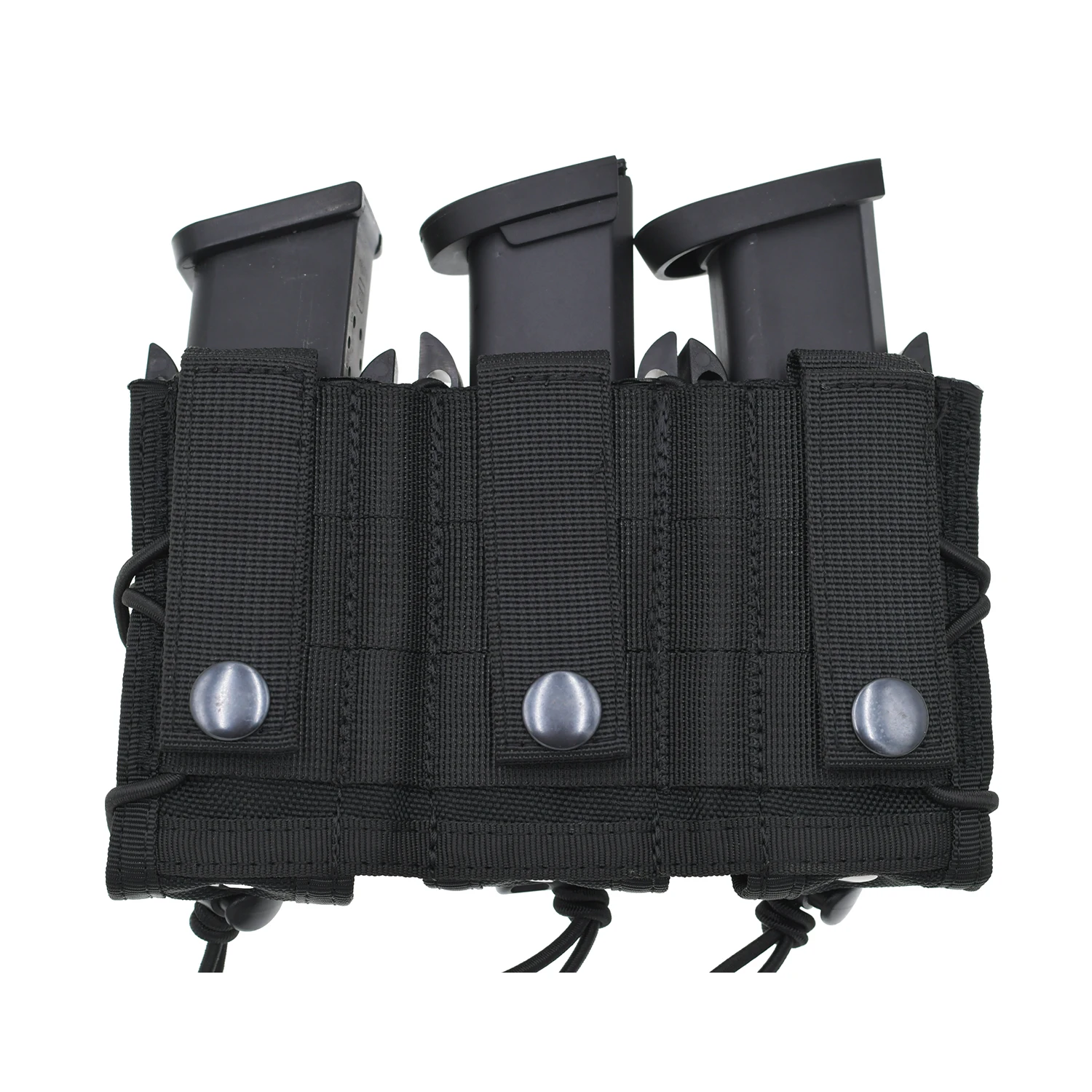 Detalle de los clips MOLLE