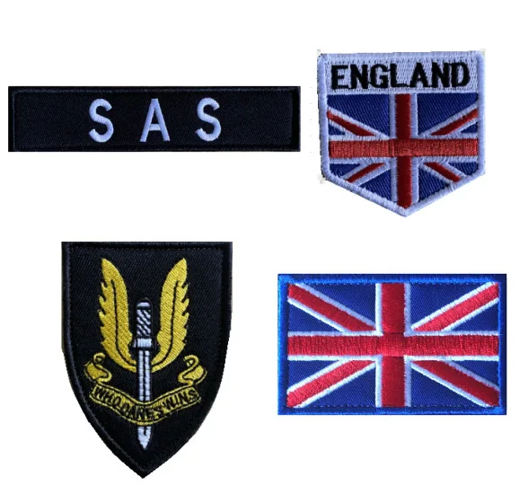 Escudo de Inglaterra con diseño Union Jack estilo táctico