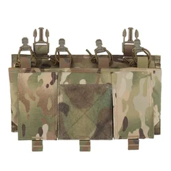 Portacargadores quad 5,56 MOLLE – Panel frontal liberación rápida QASM