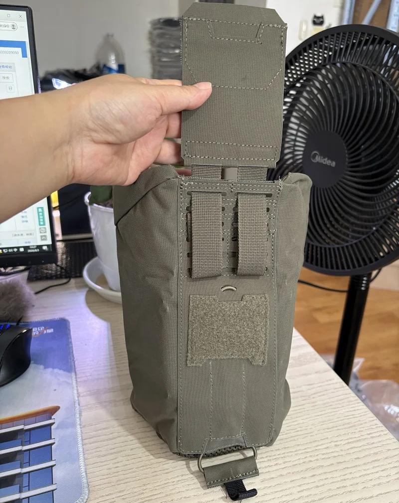 Vista de la bolsa y detalles de diseño