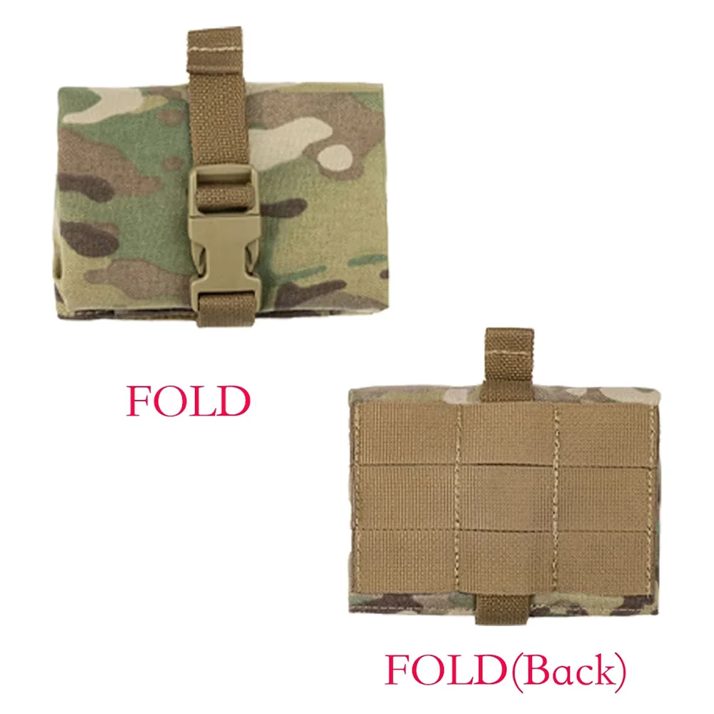 TT Bolsa de almacenamiento MOLLE plegable enrollable para exteriores - imagen 3