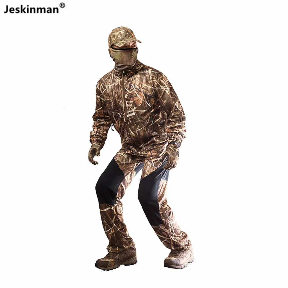 Camiseta camuflaje táctico mesh transpirable outdoor anti mosquitos