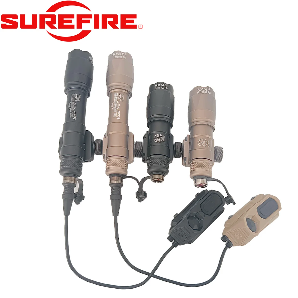 SureFire linterna táctica para rifle con interruptor presión UNITY AXON - imagen 4