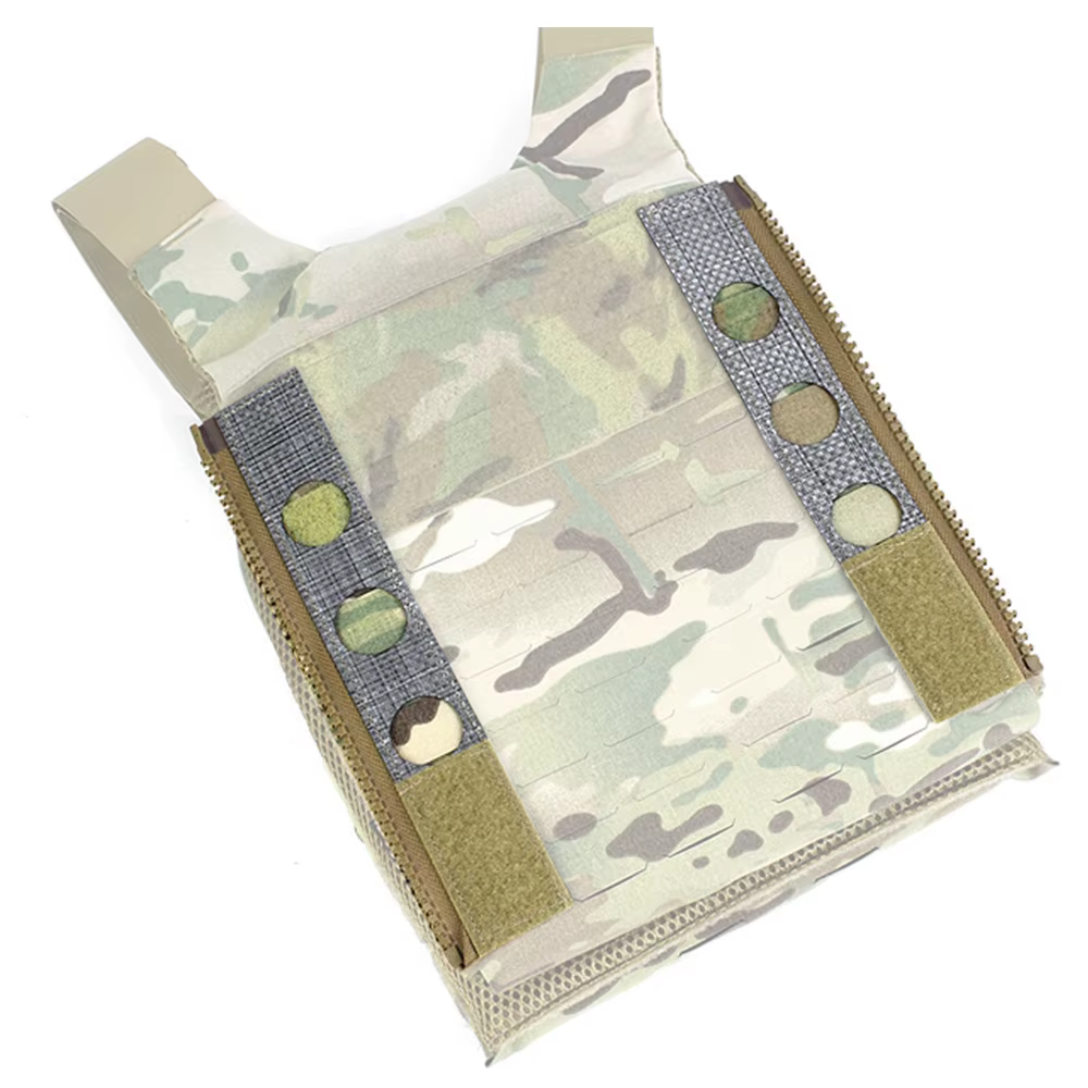 VULPO Chaleco táctico con panel trasero MOLLE para mochila FCSK 3.0
