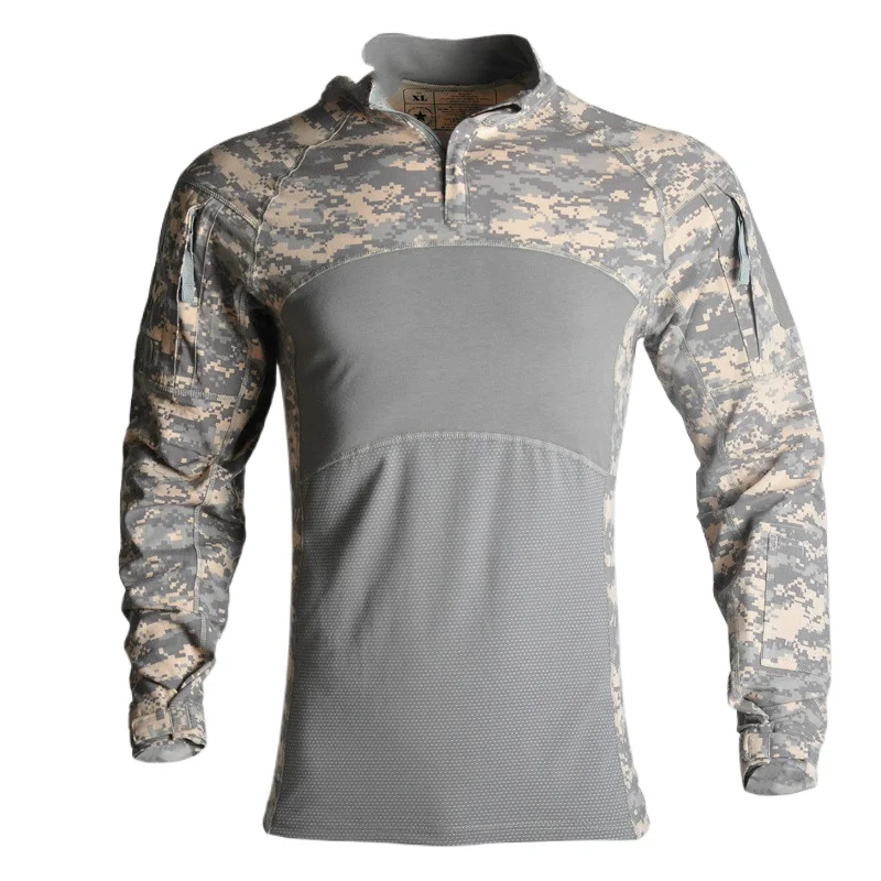 Camiseta táctica secado rápido hombre transpirable multicolor - imagen 3