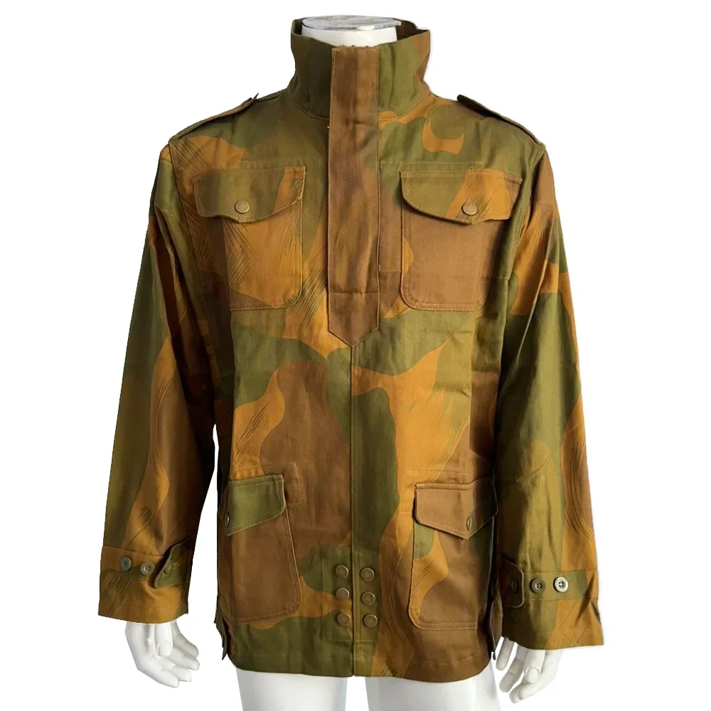 Chaqueta Denison M1944 camuflaje militar WWII réplica