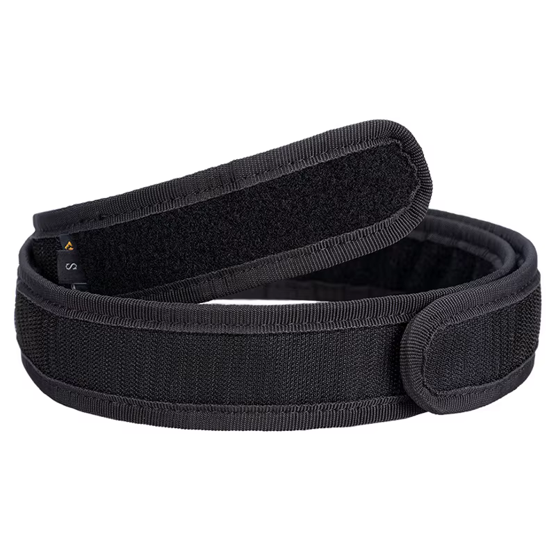 Cinturón táctico ajustable negro nailon interior para hombre deporte - imagen 3