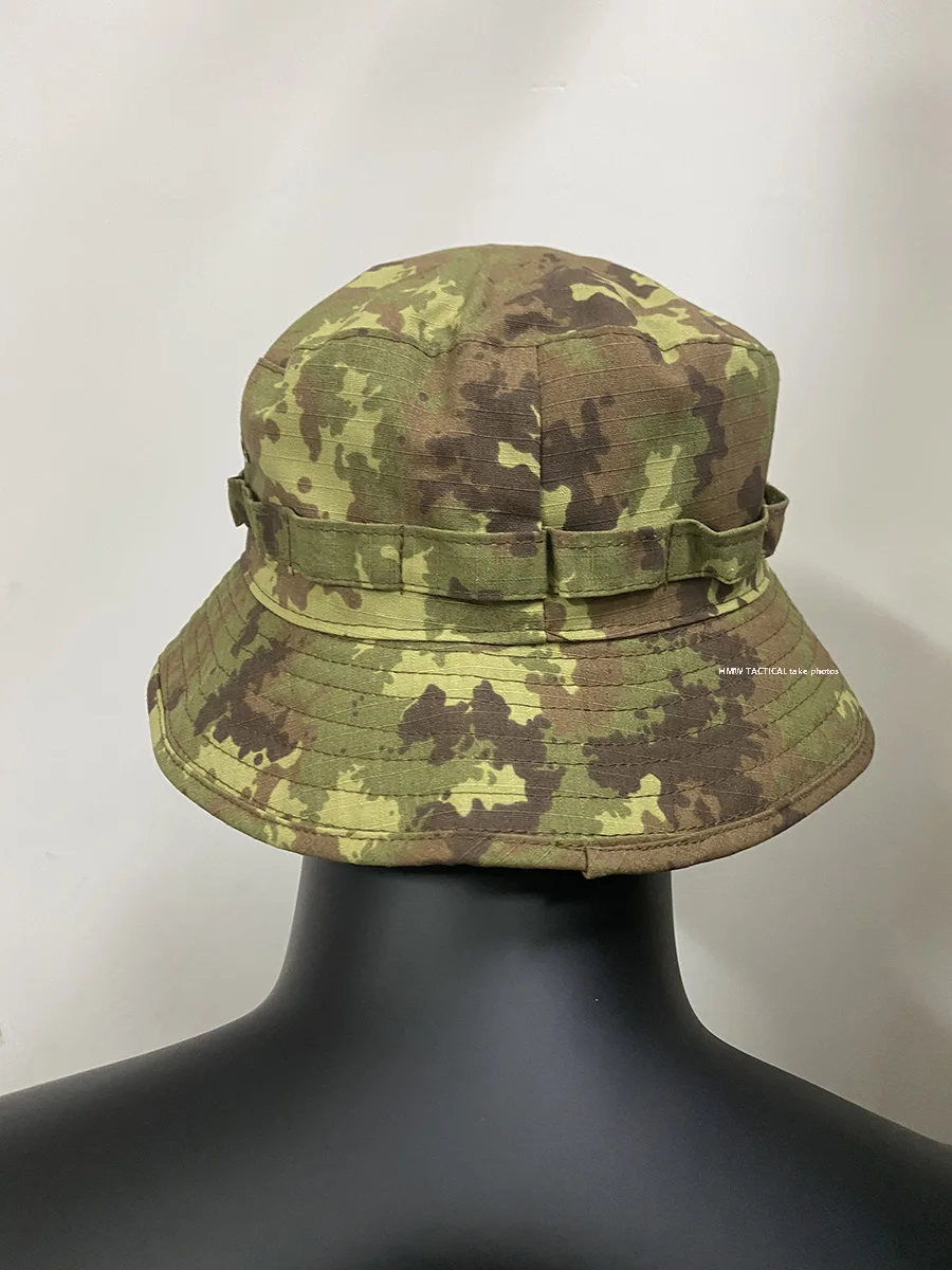 Sombrero táctico de pescador camo EMR italiano, ala corta transpirable - imagen 3