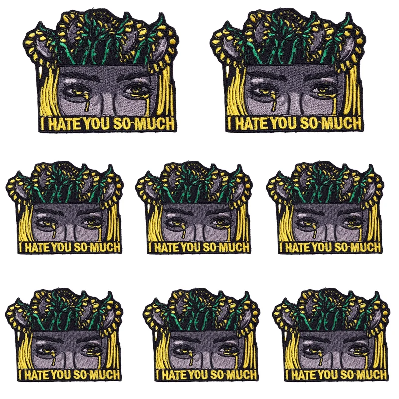 Parches bordados punk y rock con calaveras, termoadhesivos para ropa - imagen 3