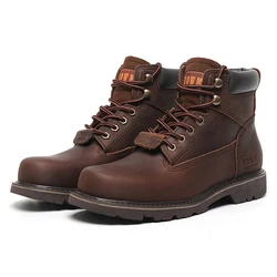 Botas tácticas KOWM piel de vaca impermeables para combate