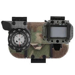 Brújula táctica supervivencia con soporte GPS y tablero plegable