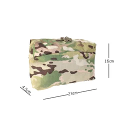 Bolsillo MOLLE horizontal táctico para cinturón