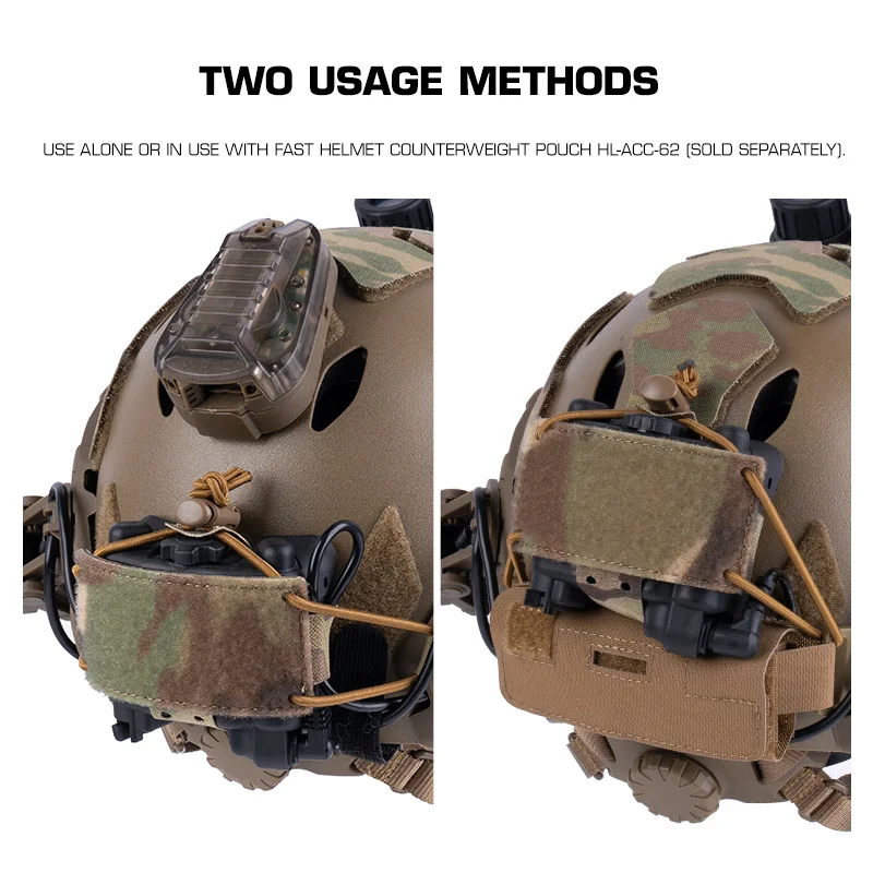 Poseidon Defense Soporte montaje Caja Batería NVG para casco - imagen 2