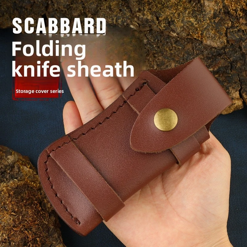 Funda para cuchillo plegable de cuero vaca exterior - imagen 4