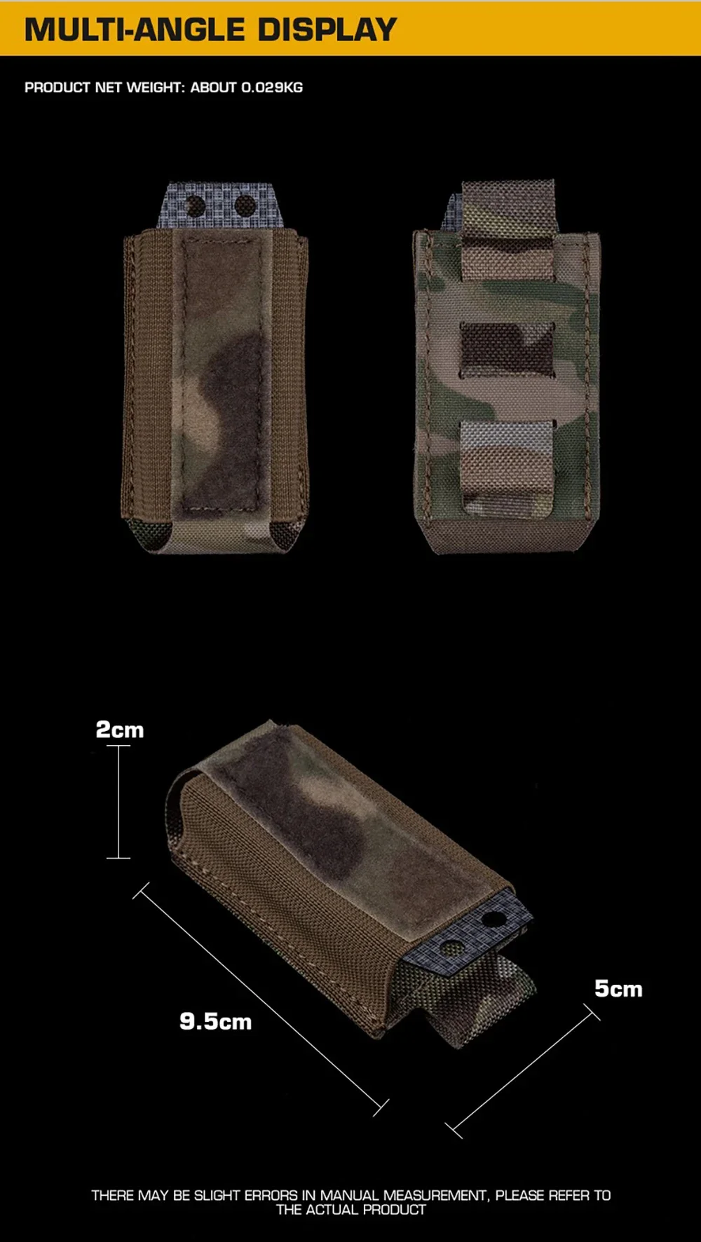 Bolsa Mag POSEIDON DEFENSE vista frontal