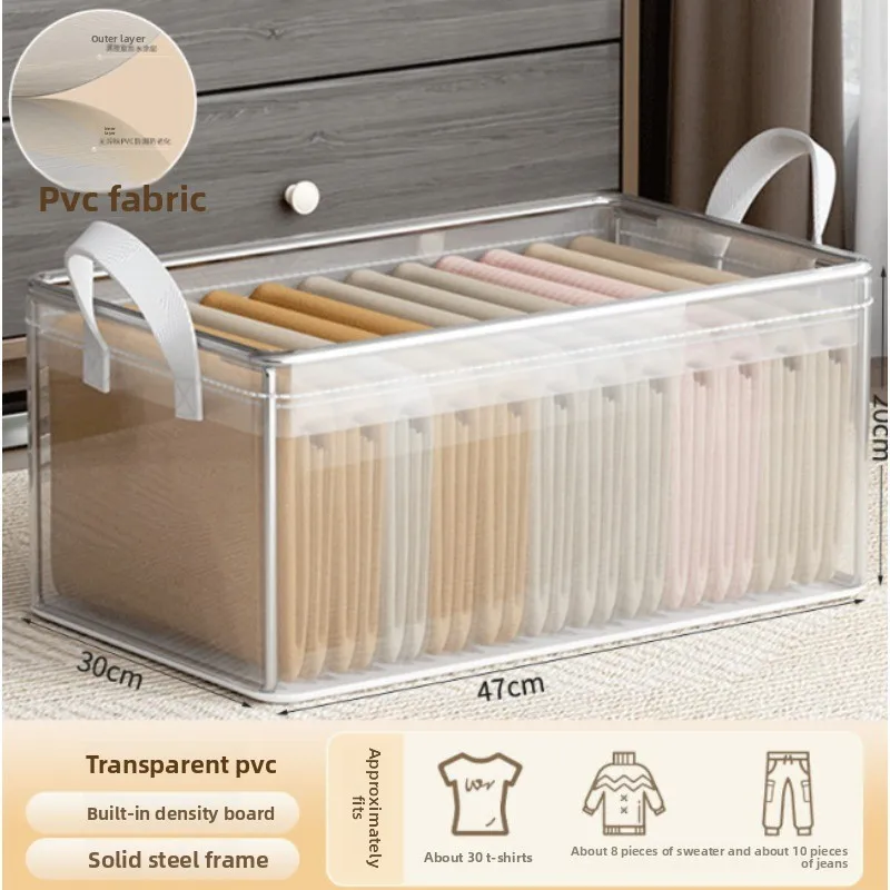 Organizador plegable de cajones para ropa lavable – cestas divisoras - imagen 5