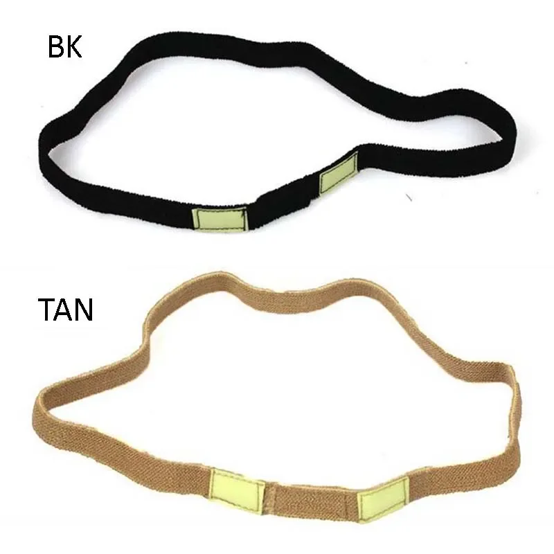Correas reflectantes elásticas tácticas para casco M1 M88 MICH