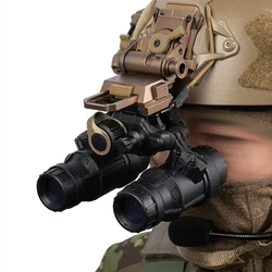 Simulador Binoculares Tácticos DTNVS NVG – Visor Nocturno Abatible para Airsoft