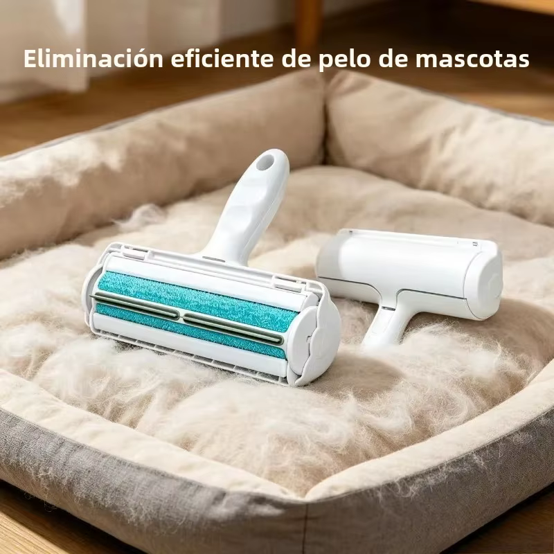 Rodillo quitapelos mascotas con cepillo para gatos y perros - imagen 5