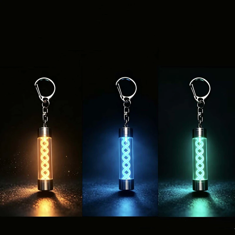 Llavero luminoso tubular para mochila y ropa - imagen 4