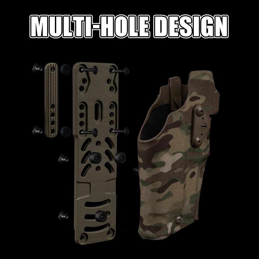 Adaptador holster drop leg QLS para arnés modular con correa de muslo - imagen 4