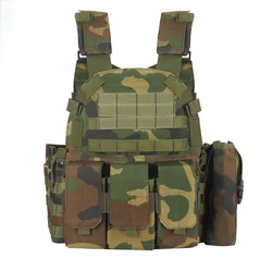 Chaleco táctico 6094 camuflaje transpirable infantil antipuñalada