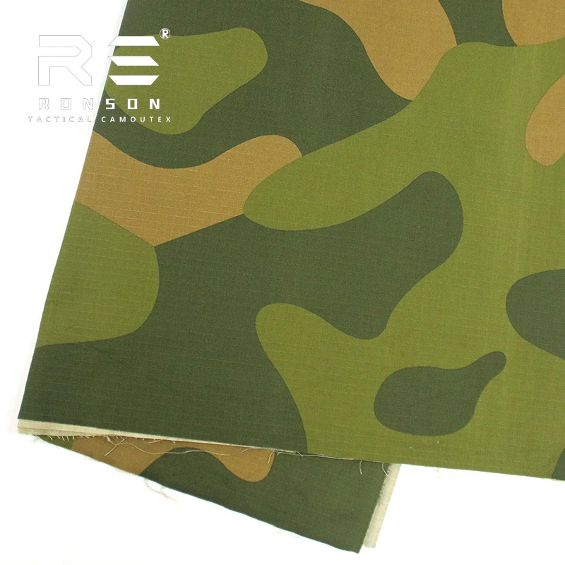 Tela táctica ripstop NYCO para uniforme camuflaje Noruega - imagen 2