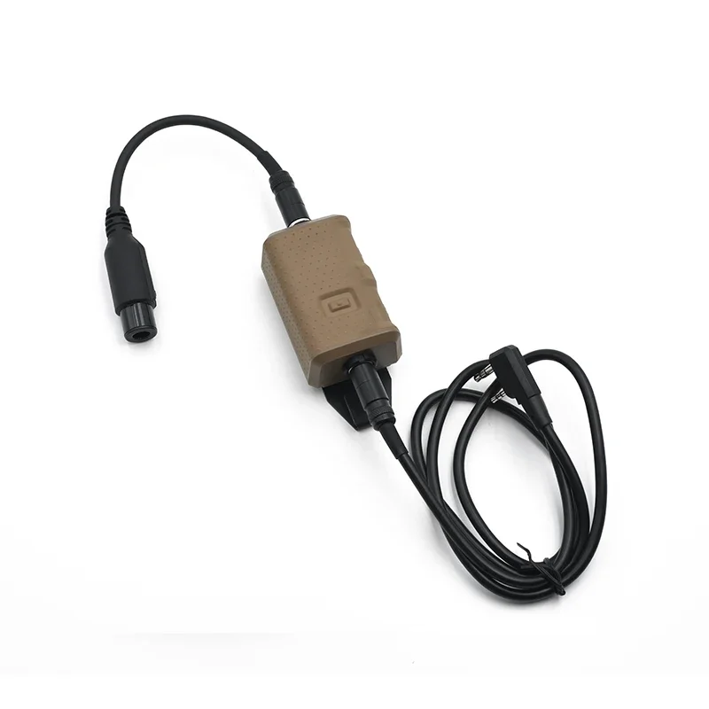 Auricular táctico PTT AMP compatible Baofeng Kenwood TYT, cable
