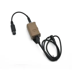 Auricular táctico PTT AMP compatible Baofeng Kenwood TYT, cable