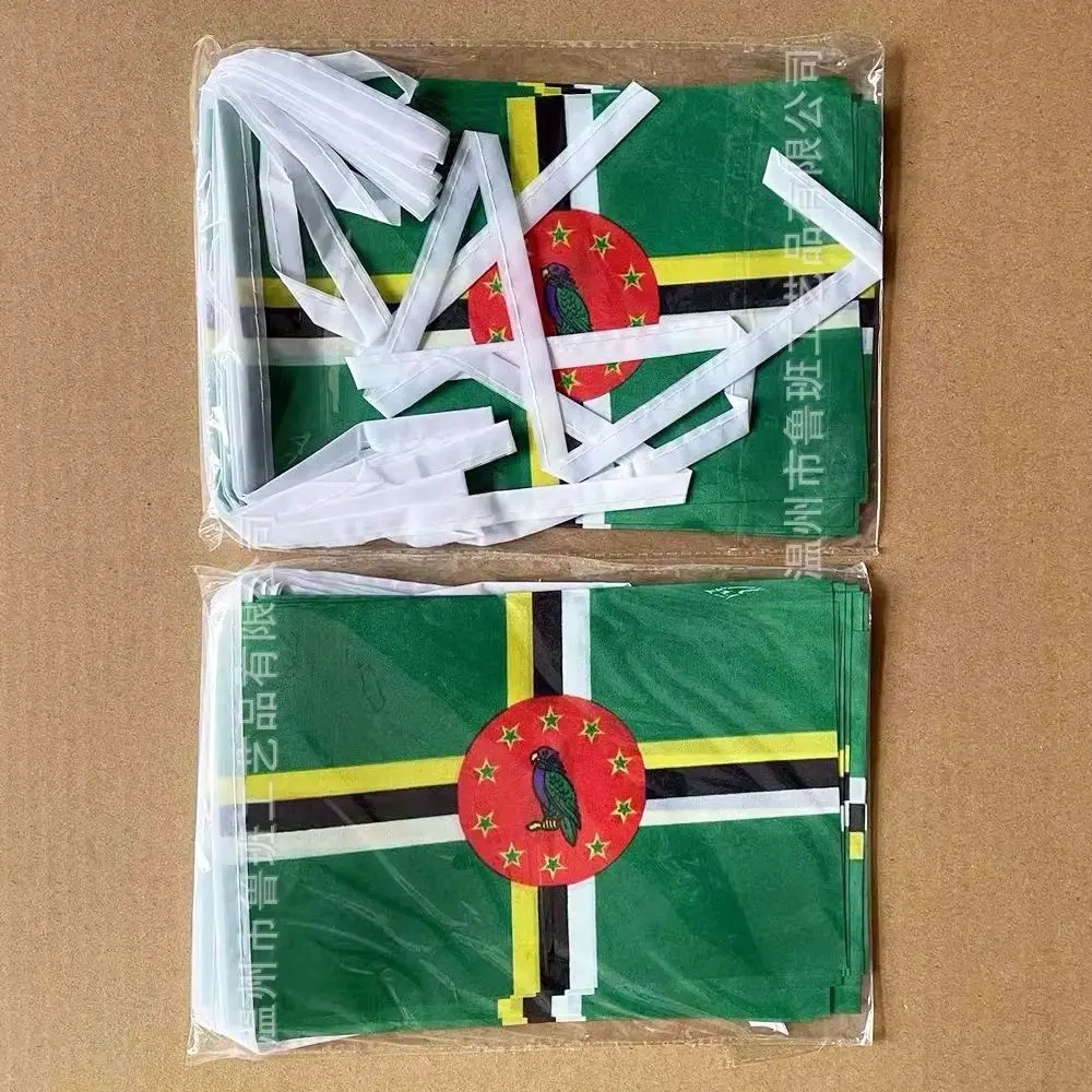 Banderín Dominica pequeño decoración festiva táctico militar - imagen 5