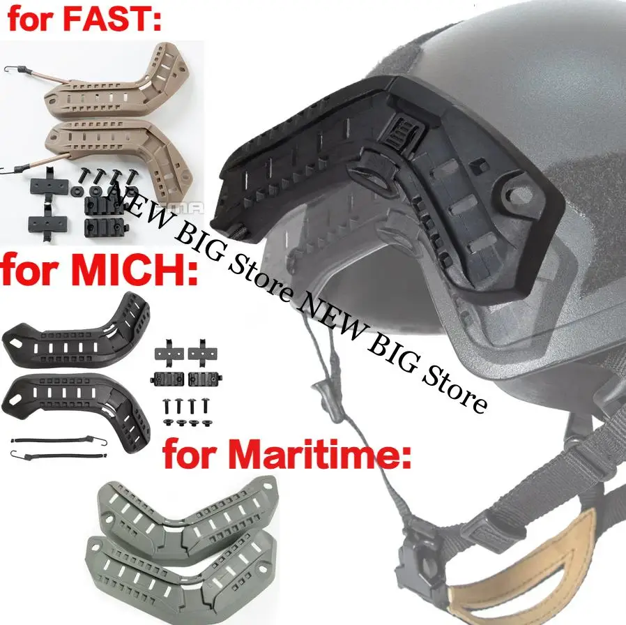 FMA Tactical accesorios montaje riel casco airsoft ACH/ECH/MICH - imagen 2