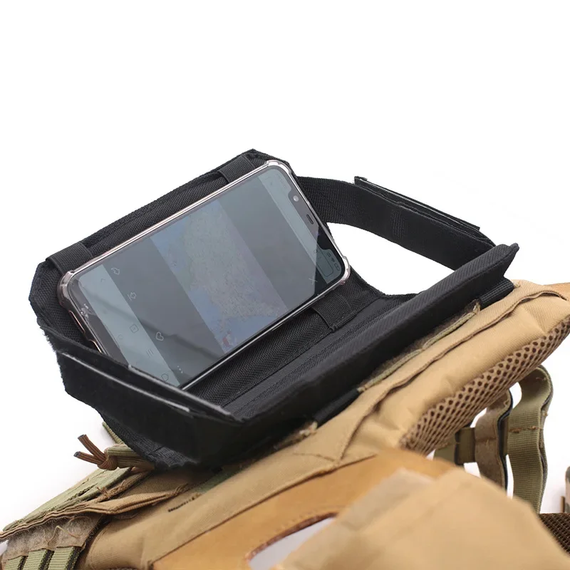 Chaleco MOLLE táctico con bolsa de mapa y soporte para placa - imagen 2