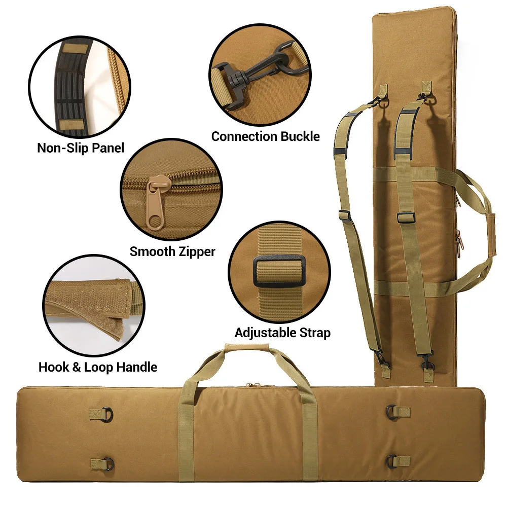 Bolsa táctica para rifle de hombro, transporte carabina y escopeta - imagen 3