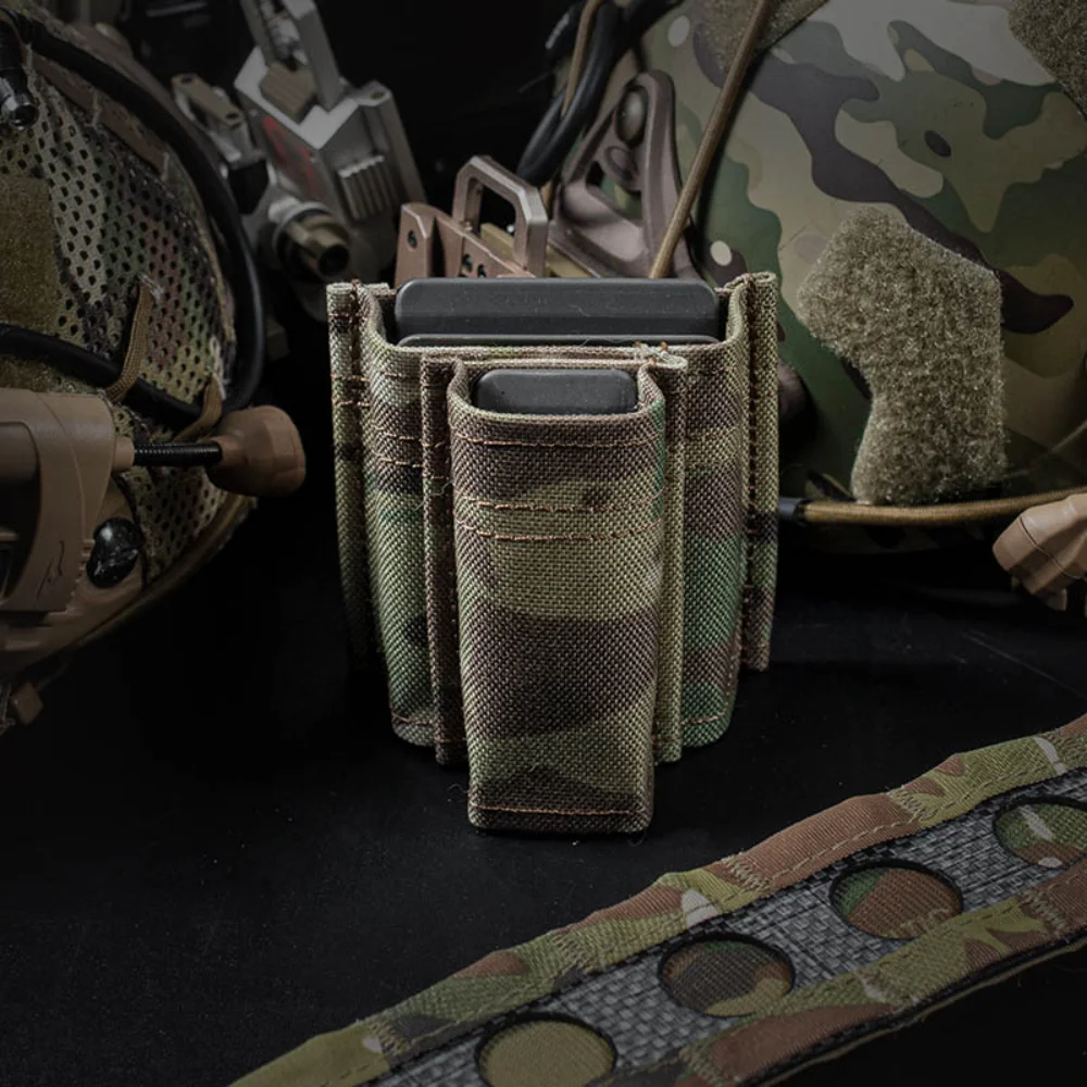 POSEIDON DEFENSE Bolsa táctica para cargadores MOLLE con clip
