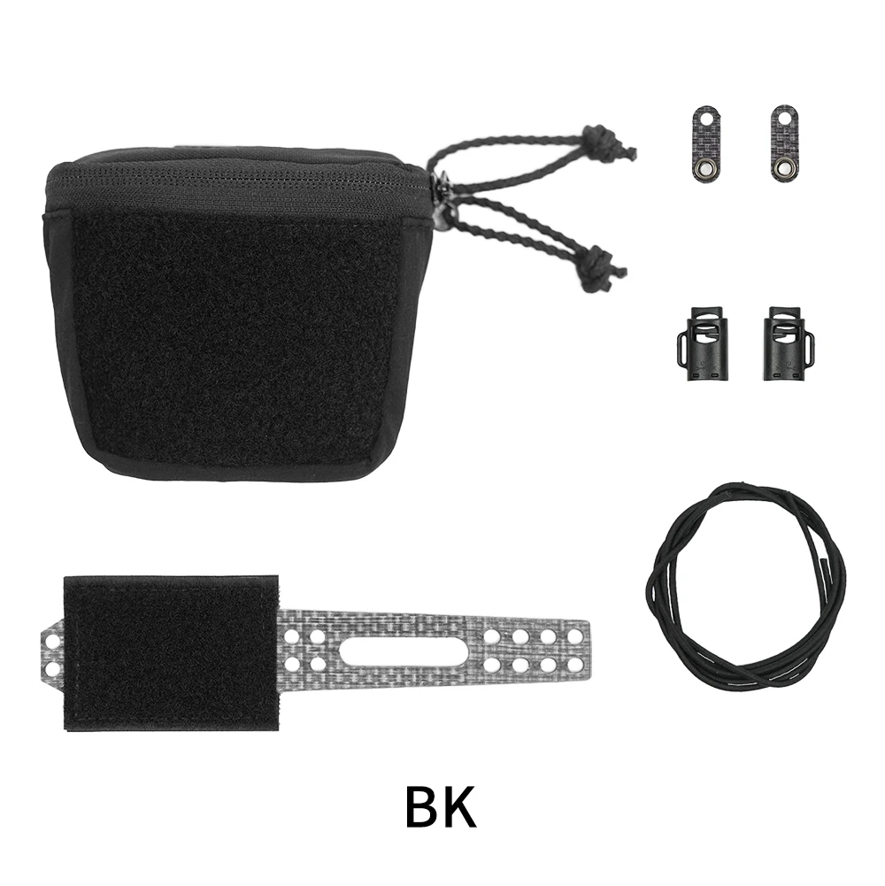 Bolsa táctica MOLLE para batería NVG con contrapeso en caza