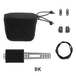 Bolsa táctica MOLLE para batería NVG con contrapeso en caza