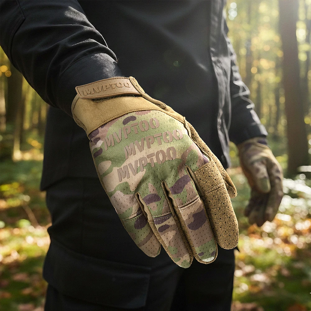 Guantes tácticos de hombre, protección integral y pantalla táctil - imagen 3