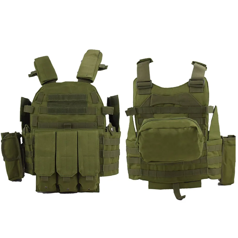 Chaleco portaplacas MOLLE 6094 – Táctico Airsoft - imagen 4