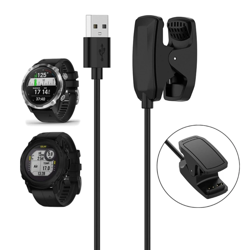 Cable clip carga reloj inteligente MK3/MK3i – 100mm compatible - imagen 4